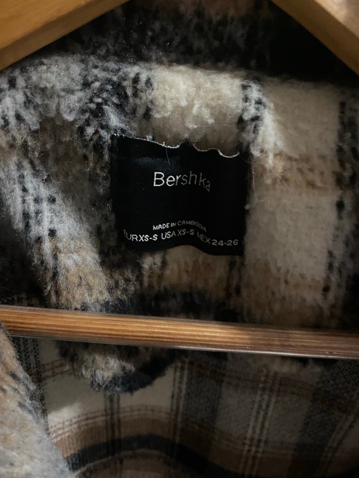 Düğmeli Ekose Desenli Kadın Gömlek - Görsel 3