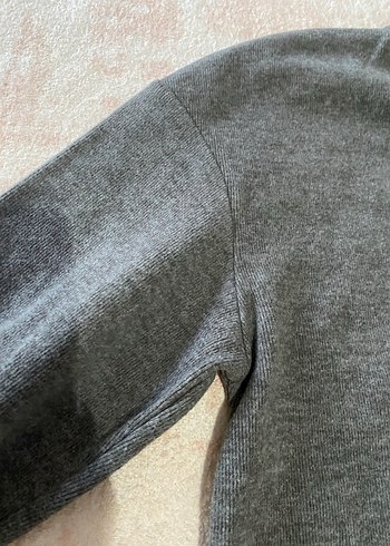 Gri Uzun Kollu Kadın Triko Takım - Görsel 7