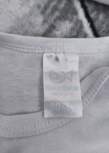 Beyaz Uzun Kollu Bebek Kız Body - Görsel 3