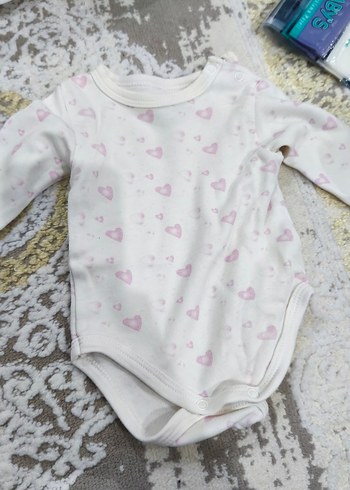 Pembe Uzun Kollu Örgü Kız Bebek Body - Görsel 3