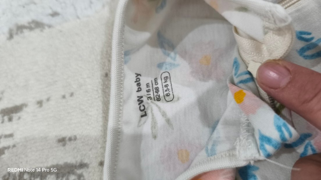 Çiçek Desenli Fermuarlı Bebek Tulum - Görsel 2