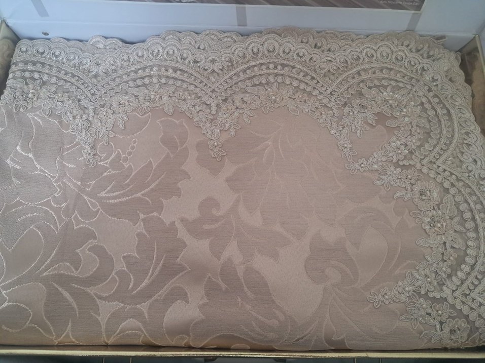 İşlemeli Şönil Pike Takımı 240x250 cm - Görsel 2