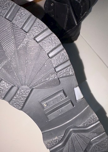 Siyah Deri Goth Stiletto Topuklu Botlar - Görsel 4