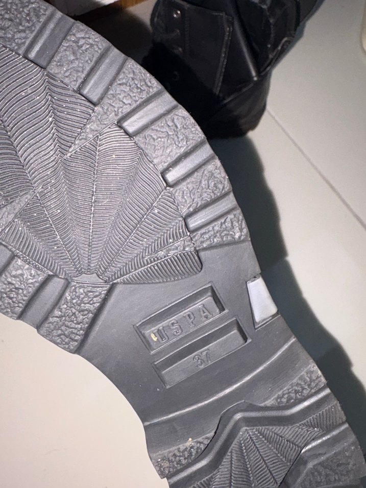 Siyah Deri Goth Stiletto Topuklu Botlar - Görsel 4