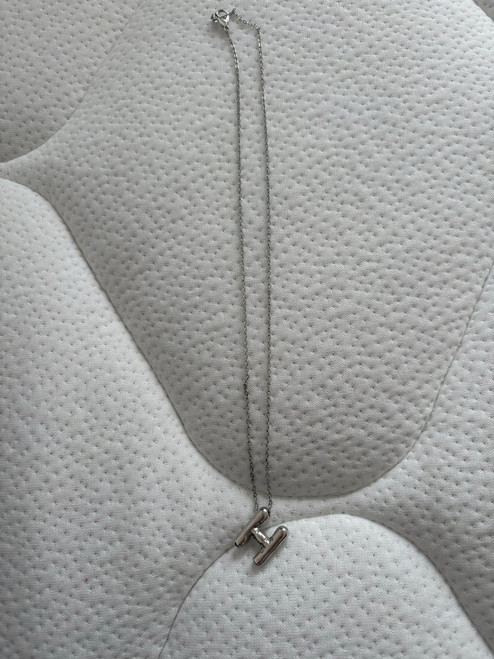 Gri Zincir Detaylı Midi Kadın Kolye - Görsel 2
