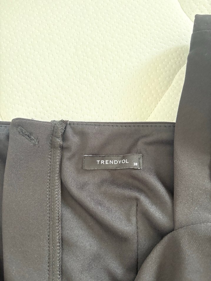 Siyah Drapeli Mini Bluz - Görsel 2