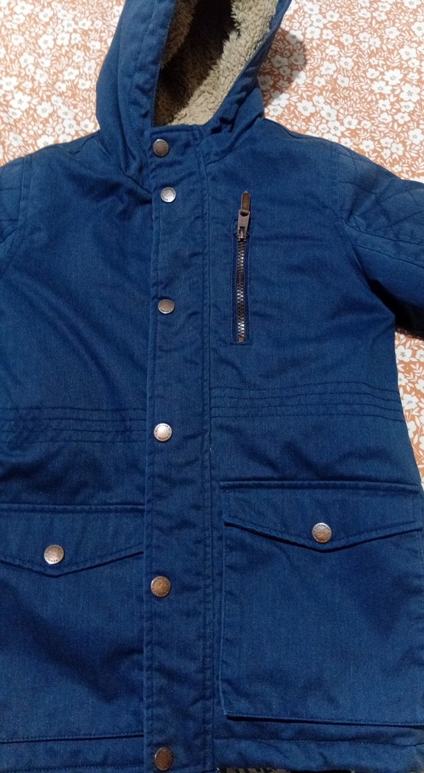 Erkek Çocuk Koyu Mavi Denim Mont 8_9 yaş - Görsel 2