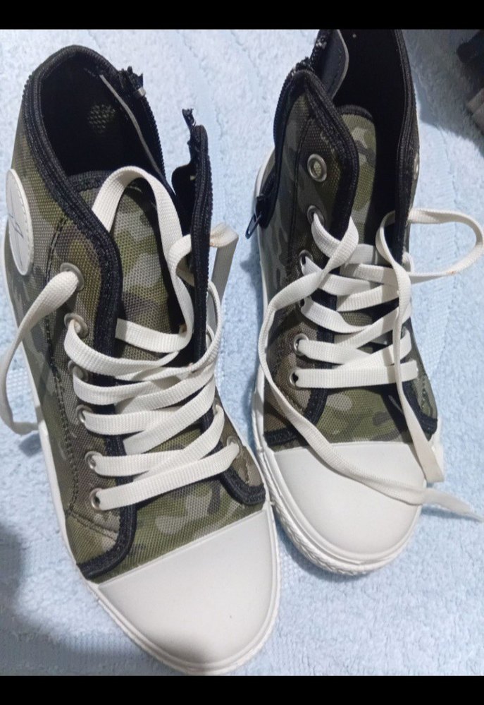 Kamuflaj Desenli Kadın Spor Ayakkabı kinetix 34 numara - Görsel 2