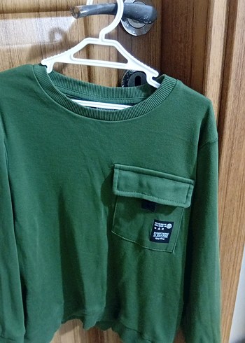 Sarı Erkek Çocuk Oversize Sweatshirt 7.8 yaş - Görsel 2