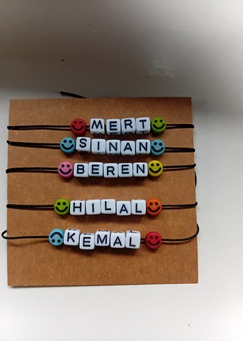 fiyatı 15 tl 20 üzeri alımlarda 12 tl .isimli çocuk bileklik - Görsel 2
