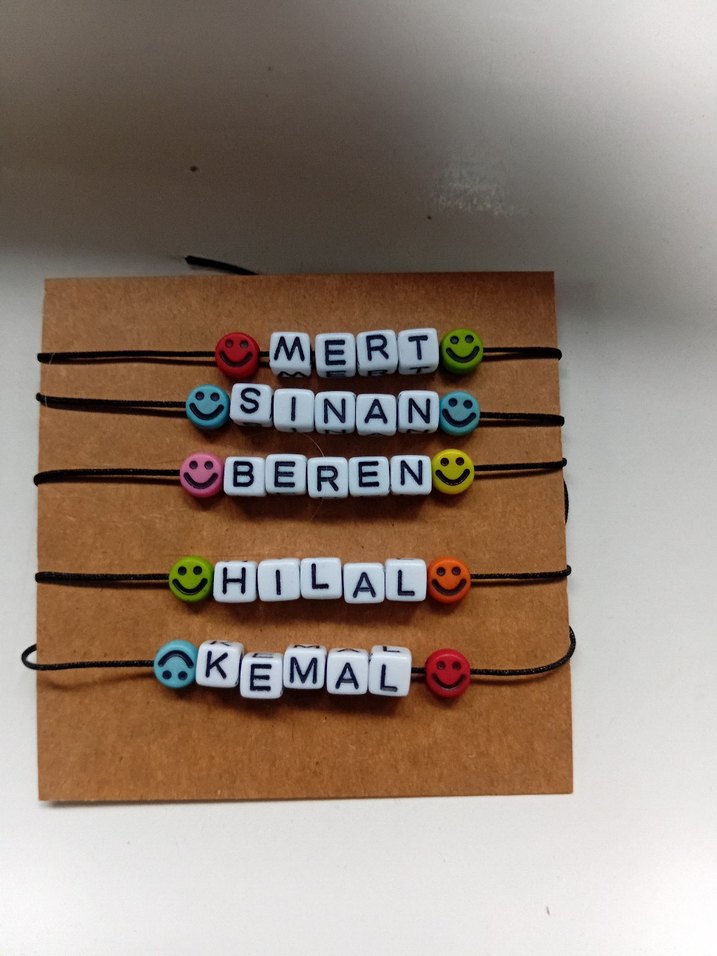 fiyatı 15 tl 20 üzeri alımlarda 12 tl .isimli çocuk bileklik - Görsel 2