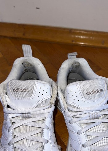 Beyaz Bağcıklı Kadın Spor Ayakkabı - Görsel 6