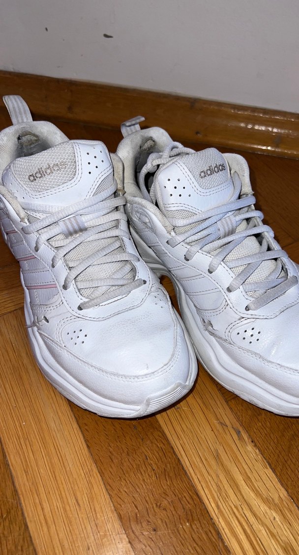 Beyaz Bağcıklı Kadın Spor Ayakkabı - Görsel 2