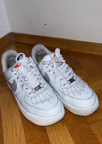 Kadın Beyaz Gri Bağcıklı Platform Spor Ayakkabı - Görsel 4