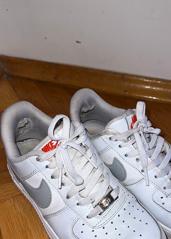 Kadın Beyaz Gri Bağcıklı Platform Spor Ayakkabı - Görsel 3