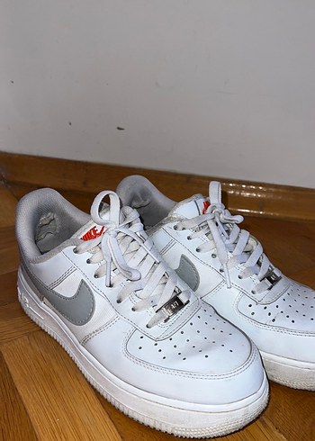 Kadın Beyaz Gri Bağcıklı Platform Spor Ayakkabı - Görsel 2