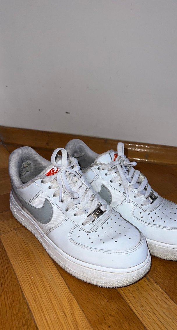 Kadın Beyaz Gri Bağcıklı Platform Spor Ayakkabı - Görsel 2