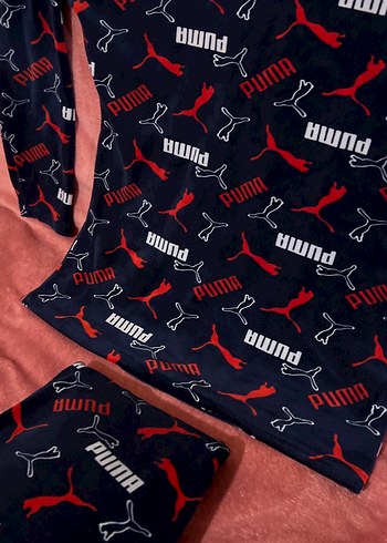 Kırmızı Baskılı Pijama Takımı - Görsel 2