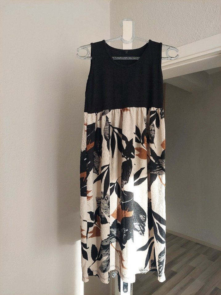 Bohem Tarz Uzun Desenli Hamile Elbisesi - Görsel 2