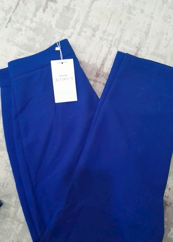 Düğmeli Mavi Kadın Yelek - Görsel 3