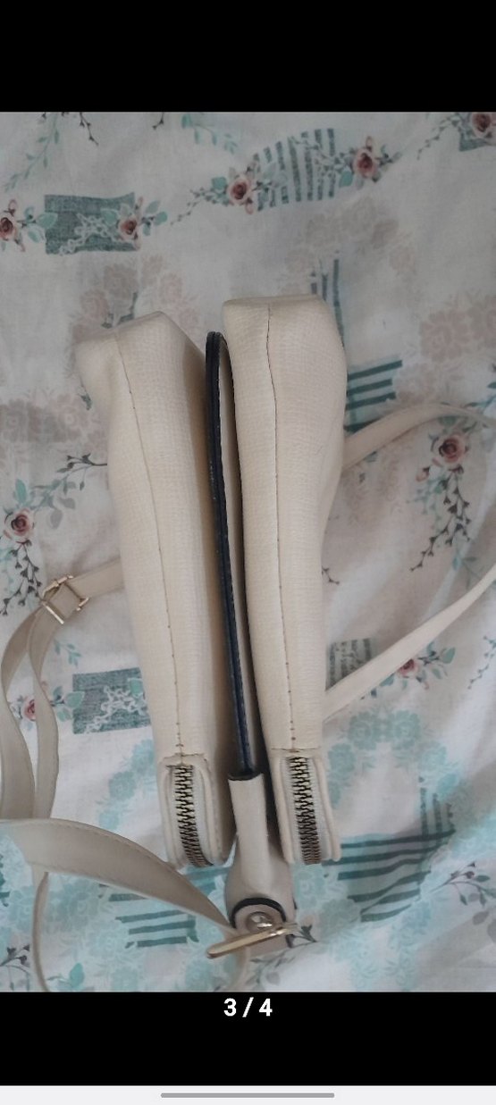 Minimalist Beyaz Kadın El Çantası - Görsel 2