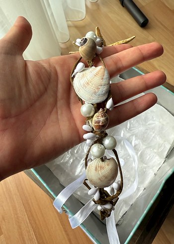 Deniz yıldızlı ve deniz kabuklu taç - Görsel 6