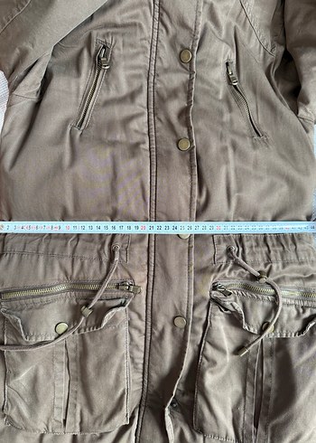 Kahverengi Suni Kürklü Şapkalı Kadın Mont - Görsel 8