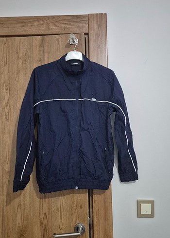 Erkek Lacivert Fermuarlı Rüzgarlık - Görsel 2