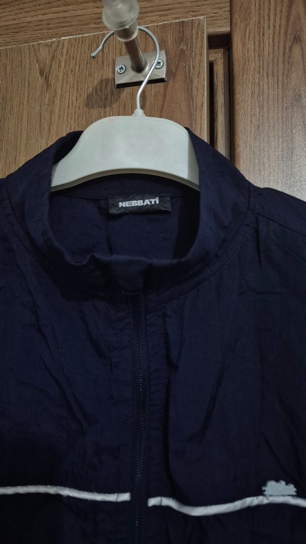 Erkek Lacivert Fermuarlı Rüzgarlık - Görsel 3