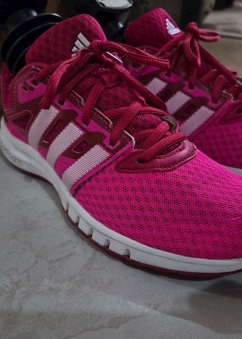 Adidas Canli Pembe Adidas Kosu Ayakkabisi