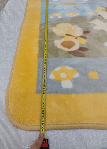 Sarı Desenli Çocuk Battaniyesi - Görsel 5