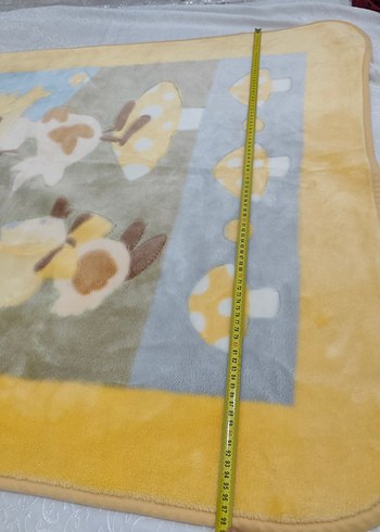 Sarı Desenli Çocuk Battaniyesi - Görsel 4