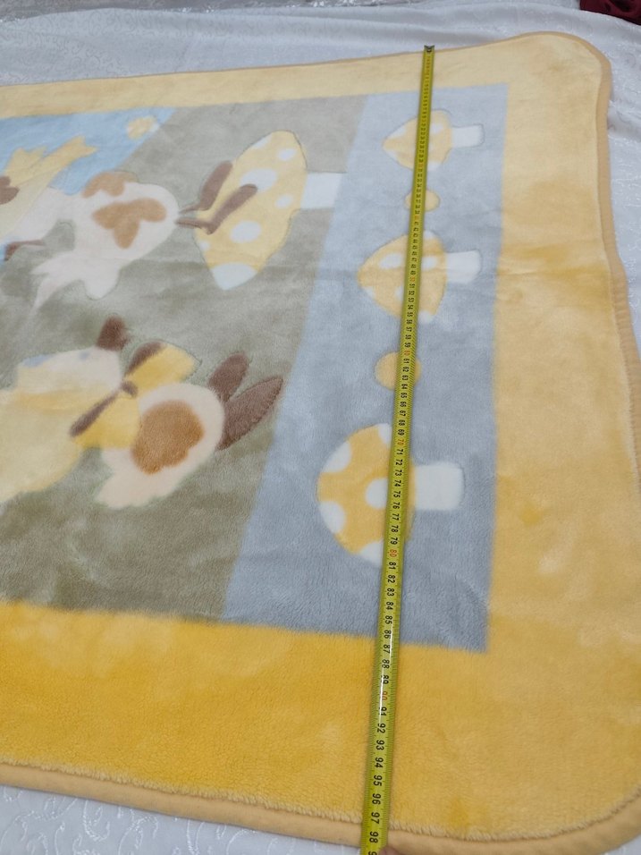 Sarı Desenli Çocuk Battaniyesi - Görsel 4