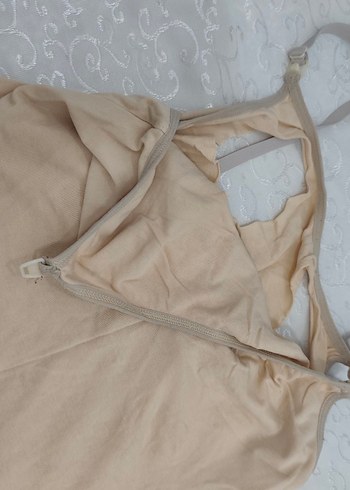 Bej Askılı Emzirme Atlet - Görsel 2