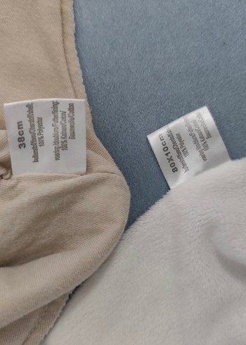 yeni doğan bere,atkı takımı içi penye dışı polar. - Görsel 3