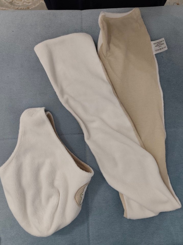 yeni doğan bere,atkı takımı içi penye dışı polar. - Görsel 2