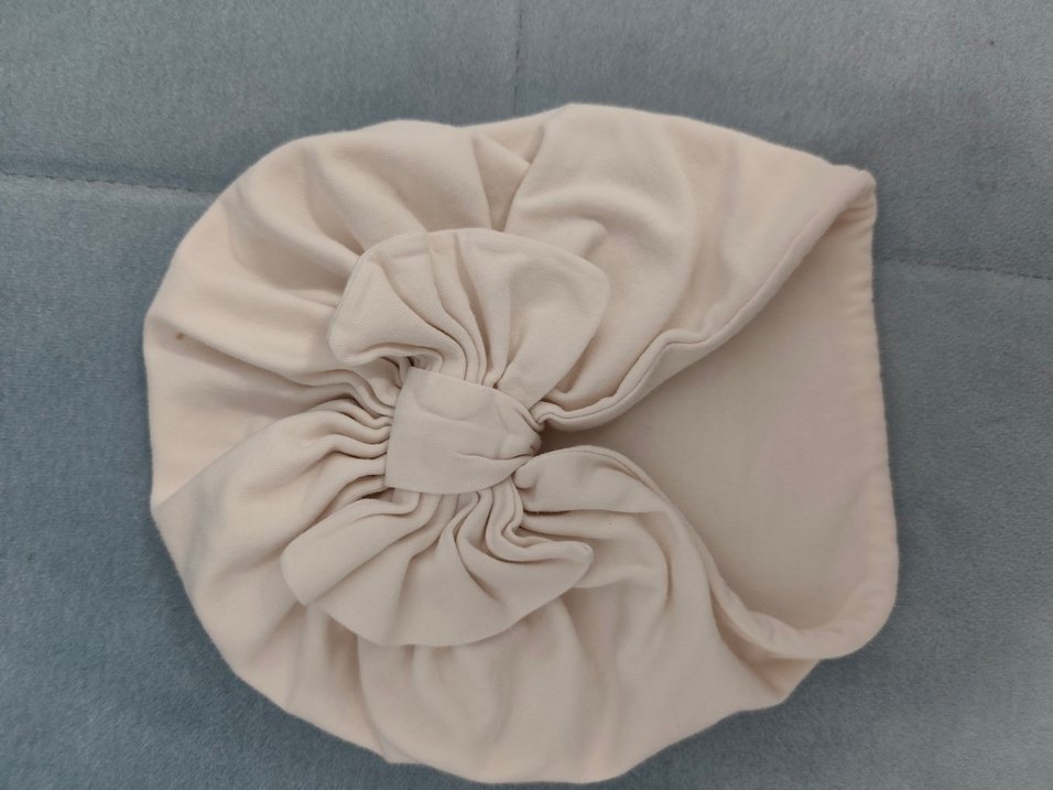 Beyaz Fiyonklu kız bebek beresi 6-18 ay - Görsel 2