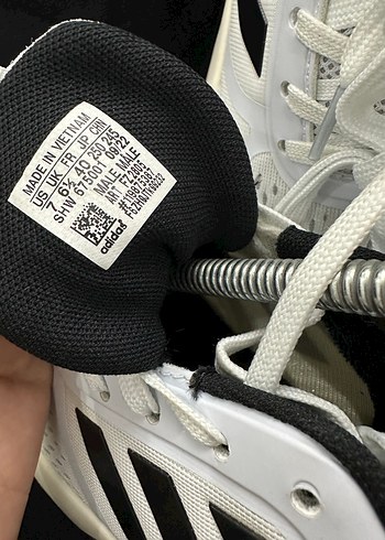 Gri Detaylı Beyaz Erkek Spor Ayakkabı - Görsel 3