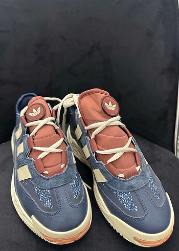 Mavi Bağcıklı Erkek Spor Ayakkabı Adidas Orjinal - Görsel 4