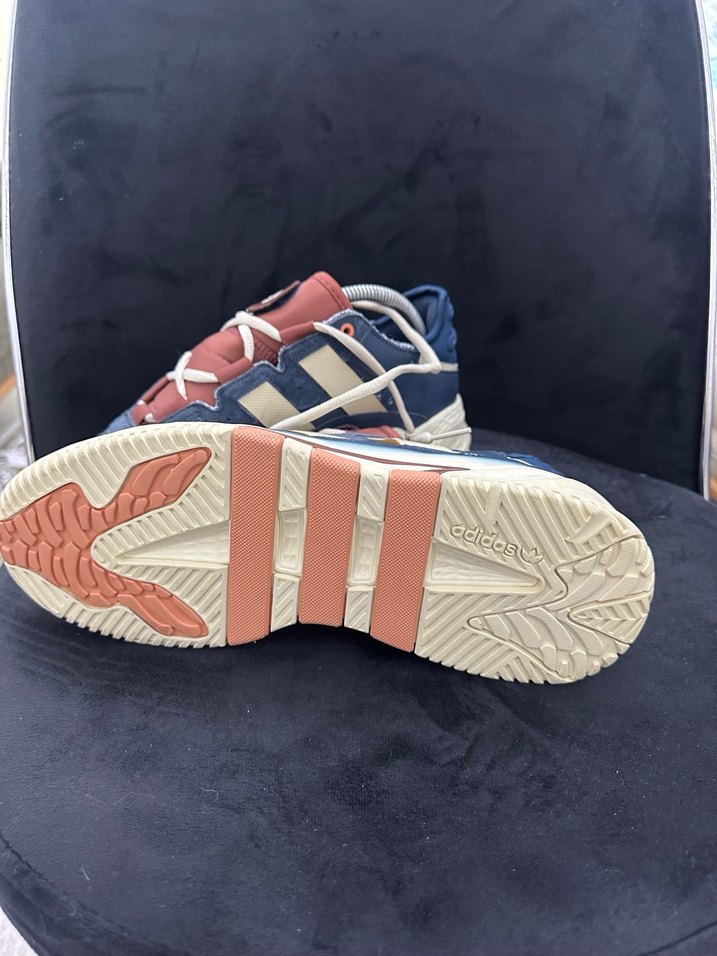 Mavi Bağcıklı Erkek Spor Ayakkabı Adidas Orjinal - Görsel 2