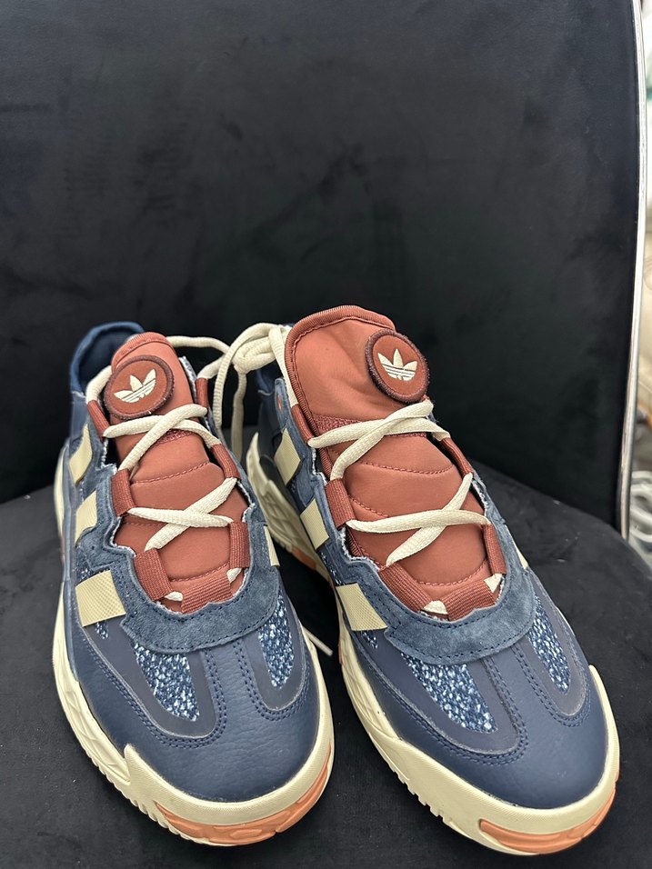 Mavi Bağcıklı Erkek Spor Ayakkabı Adidas Orjinal - Görsel 4