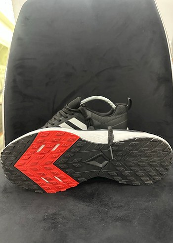 Siyah Gri Zebra Desenli Bağcıklı Erkek Spor Ayakkabı - Görsel 3