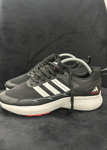 Siyah Gri Zebra Desenli Bağcıklı Erkek Spor Ayakkabı - Görsel 5