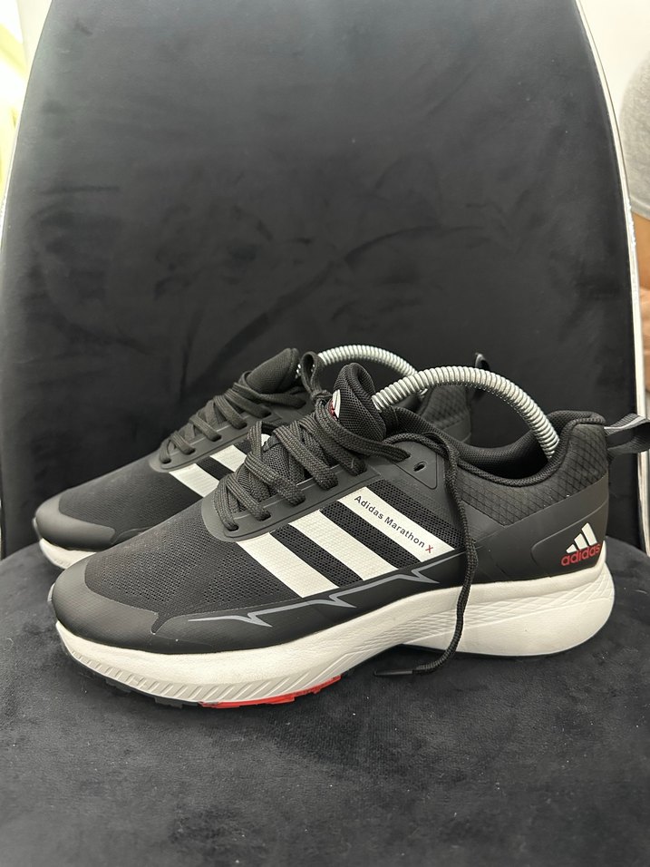 Siyah Gri Zebra Desenli Bağcıklı Erkek Spor Ayakkabı - Görsel 4