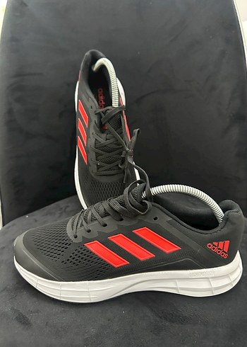 Kırmızı Siyah Adidas Erkek Koşu Ayakkabısı - Görsel 3