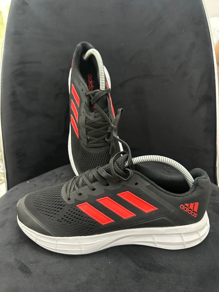 Kırmızı Siyah Adidas Erkek Koşu Ayakkabısı - Görsel 3