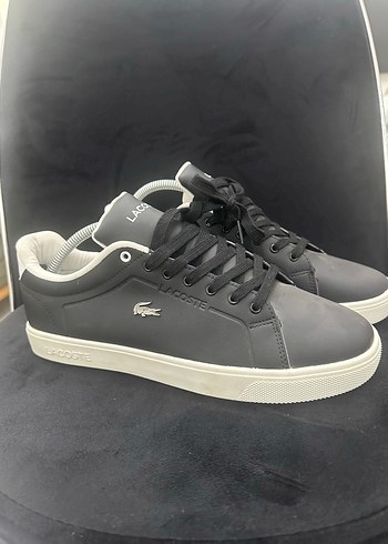 Lacoste Siyah Gri Erkek Spor Ayakkabı - Görsel 2