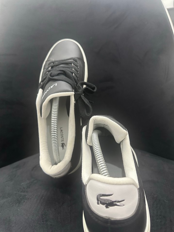 Lacoste Siyah Gri Erkek Spor Ayakkabı - Görsel 4