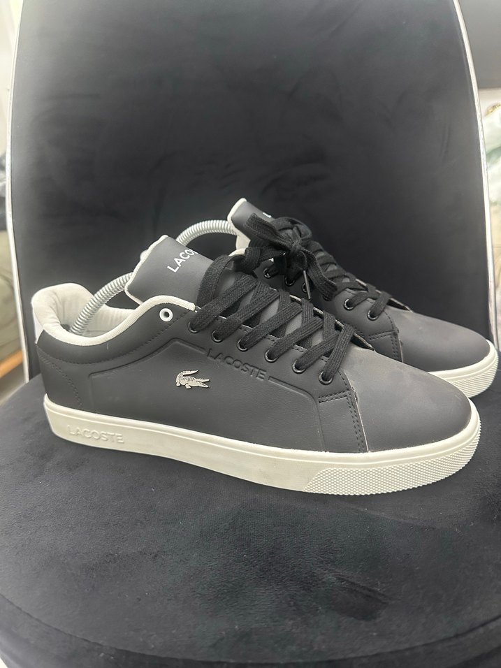 Lacoste Siyah Gri Erkek Spor Ayakkabı - Görsel 2