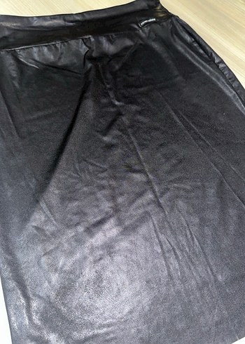 Siyah Deri kalem etek - Görsel 2